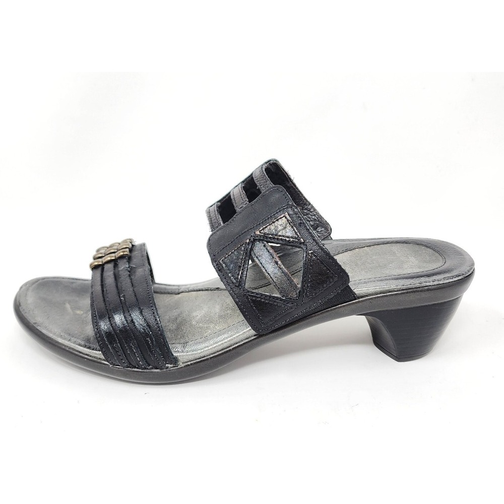 Naot Shoes  Womens 42 US 11B Afrodita Sandals silver Gray Leather Low Heels